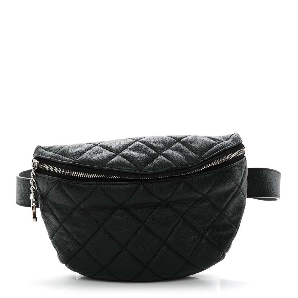 Chanel Grained Calfskin Quilted Waist #263564C14B